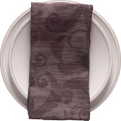 Costa Nova Πετσέτα Φαγητού Dalia Napkin με Σχέδιο Καφέ 47x47cm