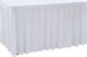 vidaXL Capac de masă Alb 120x74cm 2buc
