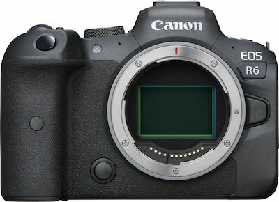 Canon Mirrorless Φωτογραφική Μηχανή EOS R6 Full Frame Body Black