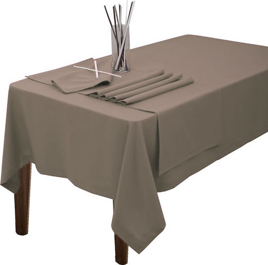 Palatex Τablecloth Vista Crudo Bob Brown 90x90cm