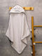 abo Hooded Baby Bath Towel Royal Gray
