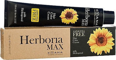 Kyana Herboria Max Ammonia Free Hair Dye no Ammonia 101 Intense Anthracite 100ml