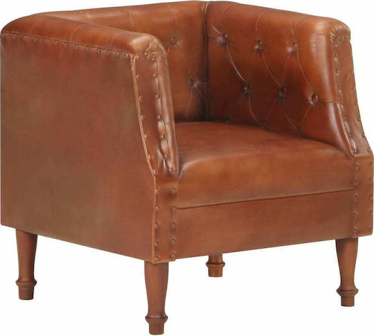 Armchair 60x57x64cm Brown Armchair 60x57x64cm Brown