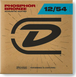 Dunlop Phosphor Bronze Acoustic Set of Phosphor Bronze Strings 12 - 54 Dunlop Phosphor Bronze Acoustic Set of Phosphor Bronze Strings 12 - 54