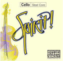 Thomastik Spirit Cello Single Strings Steel 4 P...