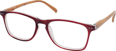 Eyelead Ε213 Reading Glasses +3.00 in Burgundy color Ε213 Ε 213