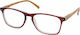 Eyelead Ε213 Reading Glasses +0.75 in Burgundy color Ε 213