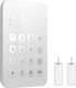 Hom-io Wireless Клавиатура за Аларма Touch в Бял Цвят +2 Таг RFID SMART65559
