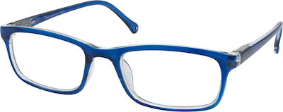 Eyelead E167 Reading Glasses +3.50 in Blue color E167 Ε 167