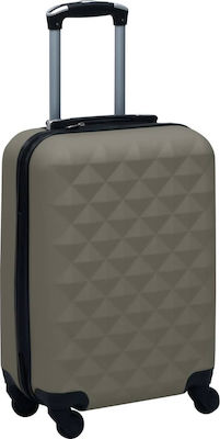 vidaXL Cabin Suitcase H55cm Gray 92422
