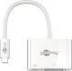 Goobay USB-C Docking Station με PD Λευκό (62108)