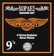 Prodigy Set of Silver Plated Strings for Baglama Orange 6 String Baglama 9 - 22"