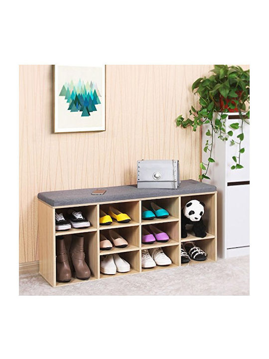 Eingangsmöbel mit Schuhschrank & Bank 104x30x48cm
