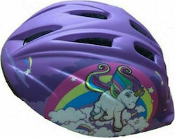 Kidzamo Unicorn Kids' Helmet for City Bike Purple