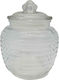 Ankor Vase General Use with Airtight Lid Glass 1400ml 1pcs