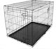Rac Метална Клетка За Куче Small С 2 Врати Черен 61x45x53см