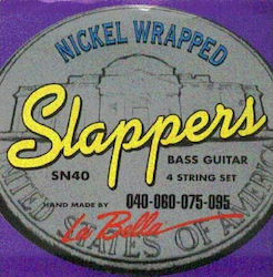 La Bella Slappers Σετ Χορδών Nickel Plated Steel 40 - 95" 4-String