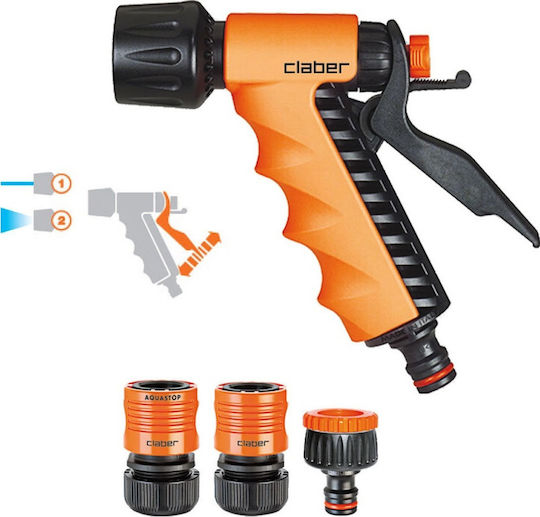 Claber Wasserpistolen-Set mit Schnellanschlüssen 2 Funktionen 8551