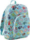 Kukuxumusu Mixelefan School Bag Backpack Elementary, Elementary Blue