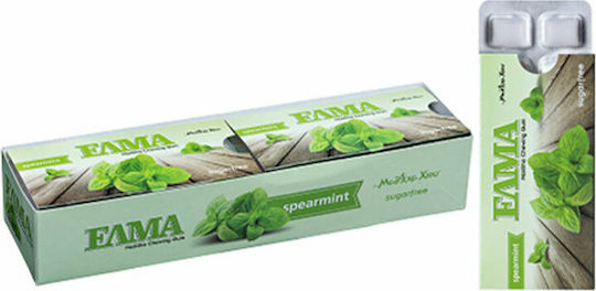 Elma 10 Chewing Gums with Spearmint Flavour No Added Sugar 10 Pack 13g