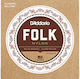 Daddario Folk Nylon Set Of 80/20 Bronze Classical Guitar Strings 28 - 45 Ball End