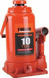 Finder Hydraulic Bottle Jack with Lifting Capacity up to 35.5cm and Weight Capacity up to 3 Tons