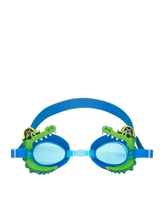 Stephen Joseph Alligator Pirate Swimming Goggles Kids Blue