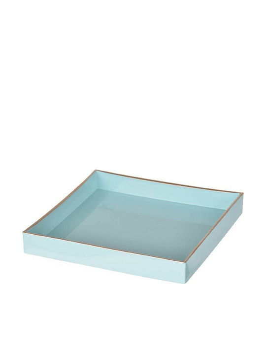 Artekko Mimosa Plastic Pătrat Tavă de Servire în Culoare Verde 22x22x3cm 42539-TURQ 1buc