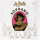La Bella Set of Nylon Strings for Ukulele 11 Soprano Ukulele 22 - 36"