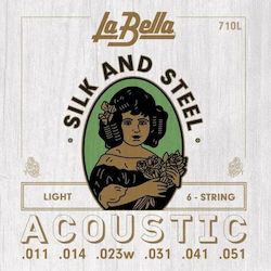 La Bella Silk Σετ Χορδών Steel