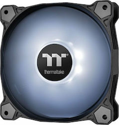 Thermaltake Pure A12 Radiator Case Fan 120mm με Λευκό Φωτισμό και Σύνδεση 4-Pin PWM Λευκό