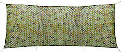 vidaXL Camouflage Net Green 1.5x4m with Storage Bag
