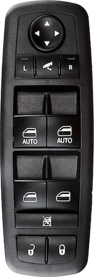 NTY Fensterheberschalter Auto für Hyundai Santa Fe 2006 Schwarz