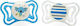 Chicco 71033-21 Pacifiers Silicone Night with C...