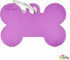 My Family Dog ID Tag Bone Purple Metal Personal...