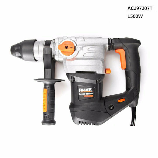 Finder Κρουστικό Σκαπτικό Πιστολέτο Ρεύματος 1500W με Υποδοχή SDS Plus 197207