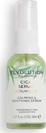 Revolution Beauty Skincare Cica Beruhigend & Feuchtigkeitsspendend Serum Gesicht mit Hyaluronsäure 30ml