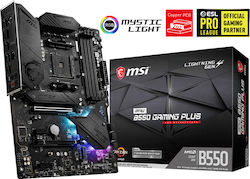 MSI MPG B550 Gaming Plus ATX Motherboard with AMD AM4 Socket