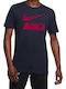 Nike FCB Herren Sport T-Shirt Kurzarm Marineblau