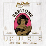 La Bella 25 Baritone Ukulele