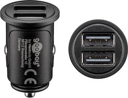 Goobay Încărcător Auto cu Porturi 2xUSB-A