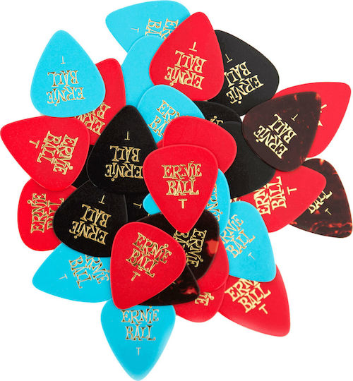 Ernie Ball Пена За Китара Cellulose Тънка Дебелина 0.46mm Опаковка 1бр Смесен Цвят