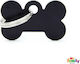 My Family Basic Dog ID Tag Bone Black Metal Sma...