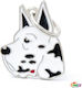 My Family Friends Great Dane Dog ID Tag White M...