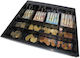 TE Tameiaki Express ΤΕ541-4 Cash Register Insert Tray with 8 Coin Slots and 4 Slots for Bills 35.5x32.5x6cm
