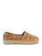 Migato Lederne Damen Espadrilles in Tabac Braun Farbe DL504-L23