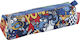 Kukuxumusu Superheroes Mix Pencil Case Barrel with 1 Compartment Blue