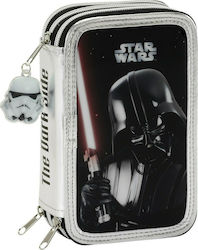 Safta Star Wars Vader Pencil Case Full 41pcs with 2 Compartments Black