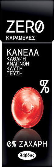 Λάβδας Καραμέλες Zero με Γεύση Κανέλα Χωρίς Προσθήκη Ζάχαρης 32gr