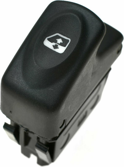 Mcar Διακόπτης Παραθύρων Αυτοκινήτου για Renault Clio / Kangoo / Megane 6pin Μαύρο